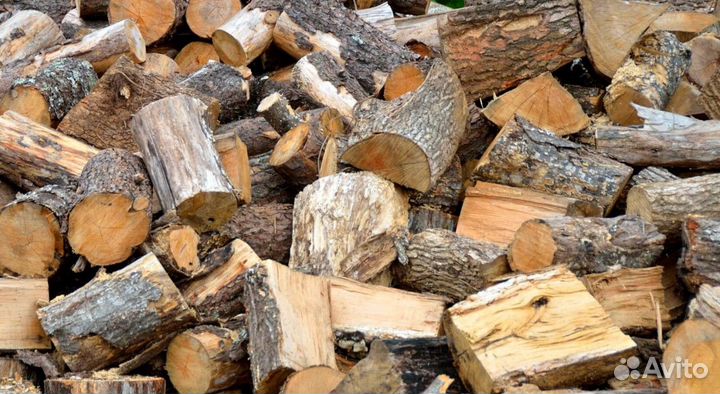 Дрова березовые наколотые