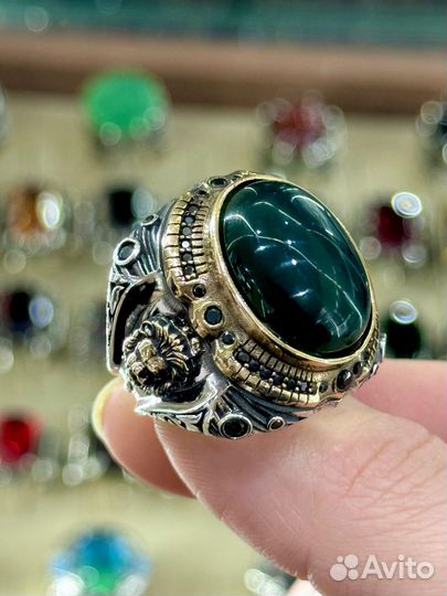 Мужской перстень серебро