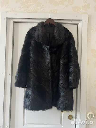 Шуба нутрия натуральная