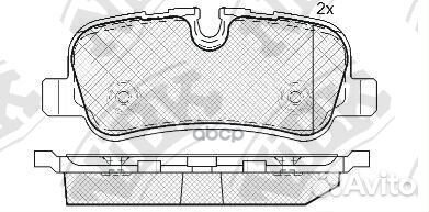 Колодки тормозные дисковые зад PN0485 NiBK