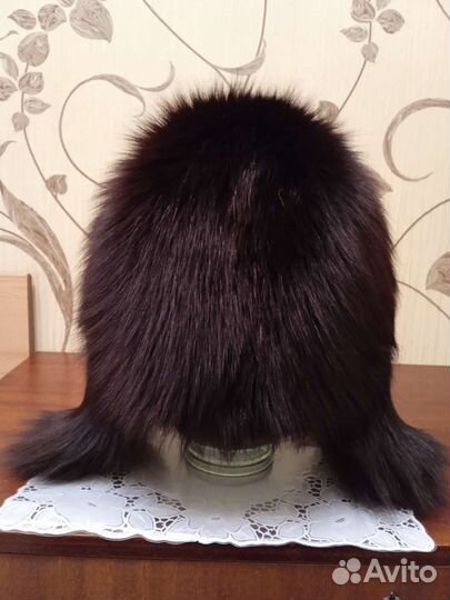 Шапка из песца женская