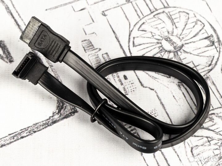 SATA кабели чёрные