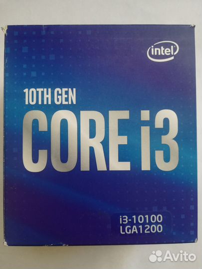 Процессор intel core i3 10100