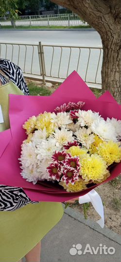 Букет хризантем