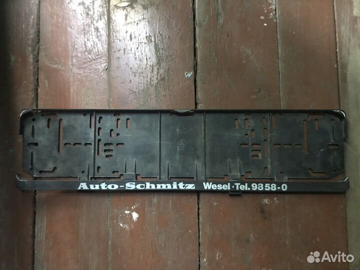 Номерная рамка раритет Германия