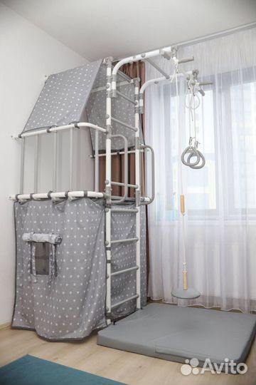 Детский игровой уголок в квартиру со стенкой