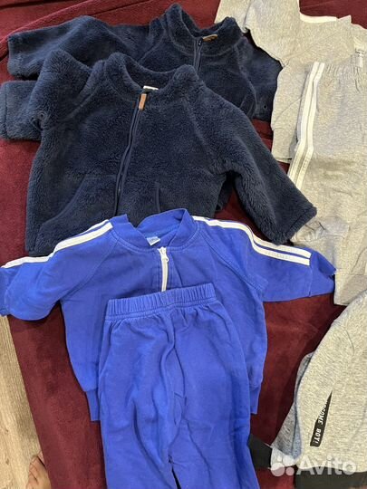 Детские вещи пакетом для двойни 74-80 р