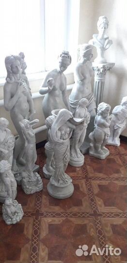 Садовые фигуры, скульптуры, кашпо