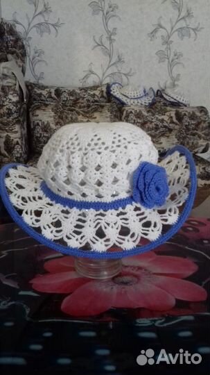 Вязаные шляпки на лето