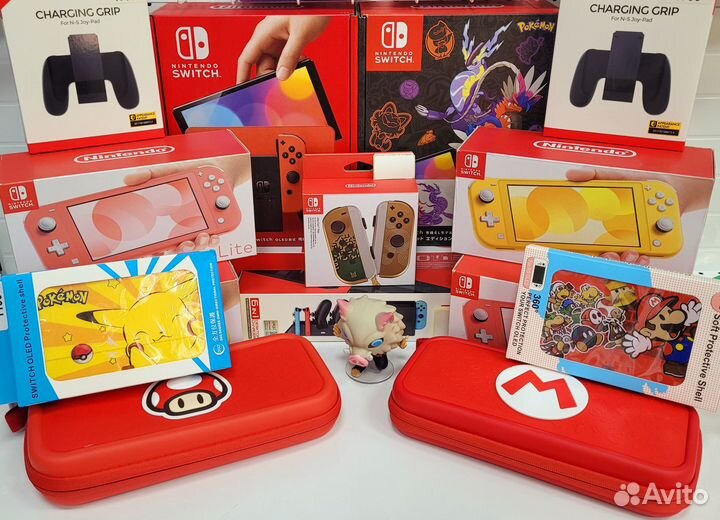 Nintendo switch oled redblue 64 gb