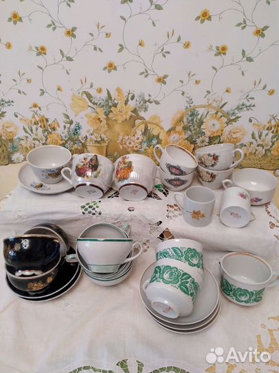 Чашки бокалы Дулево СССР