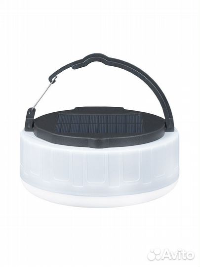 Походный фонарь кемпинговый с солнечной панелью