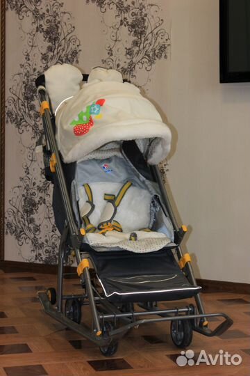 Санки-коляска nika7