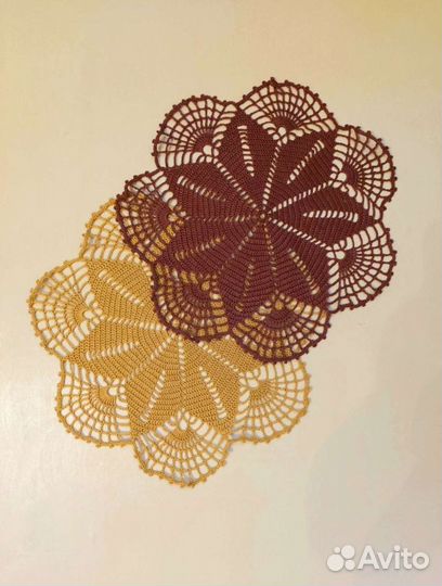 Салфетки вязаные крючком