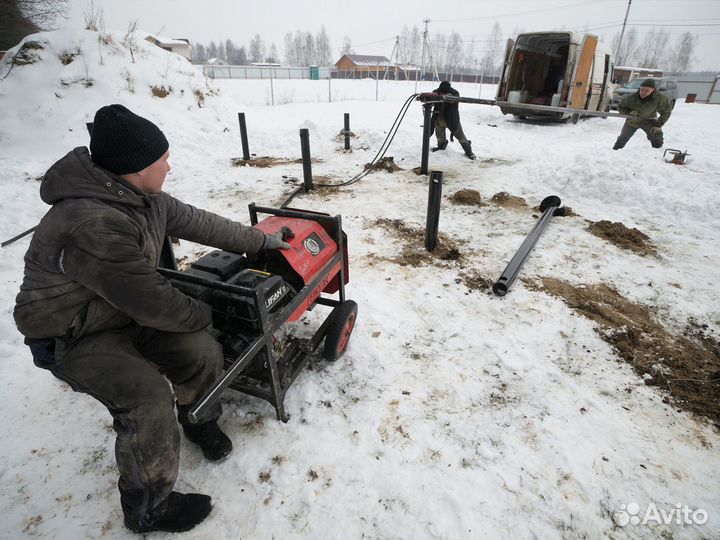 Винтовые сваи под дом