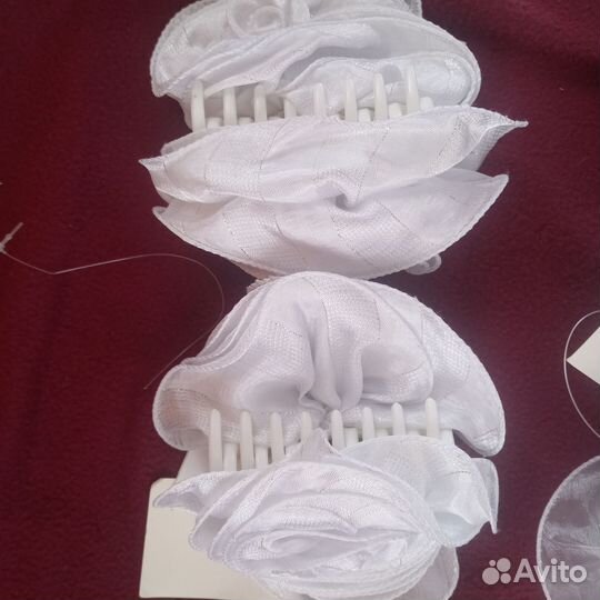 Банты на резинке для волос и на крабике