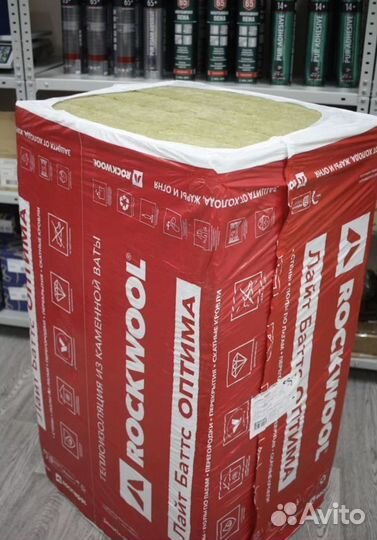 Утеплитель Rockwool Лайт Баттс Оптима