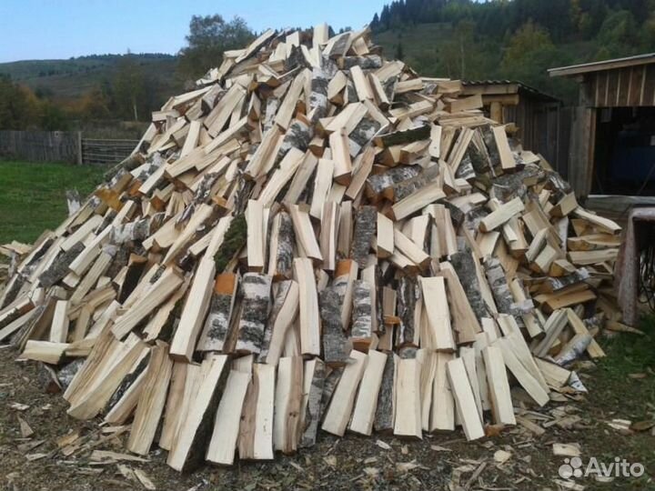 Продажа колотых березовых дров с доставкой