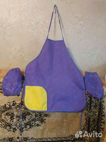 Фартук для детского творчества с нарукавниками