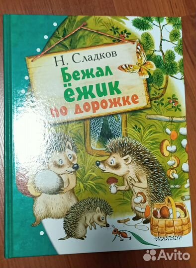 Детская книга бежал ёжик по дорожке Сладков