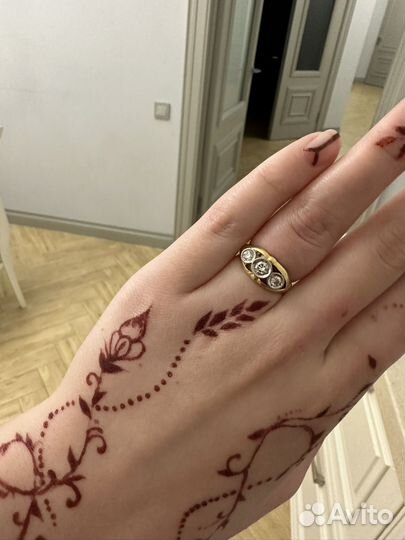 Кольцо с бриллианами