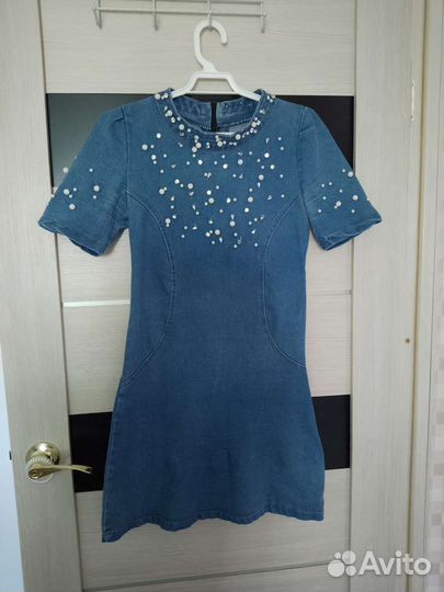 Джинсовое платье