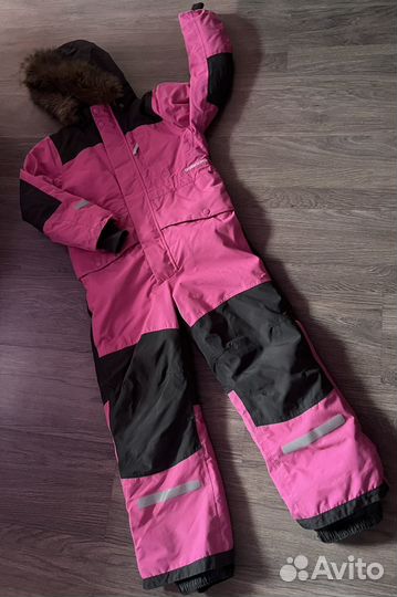 Зимний комбинезон для девочки 120-130