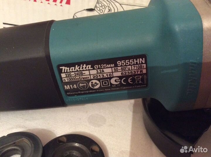 Шлифовальная машина makita 9555HN б/у