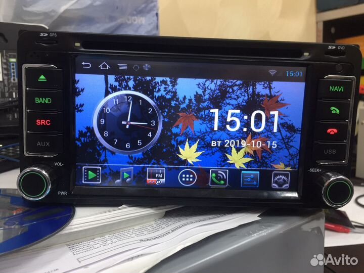 Штатное головное устройство roadnav 071 для toyota