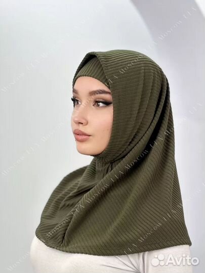 Хиджаб готовый балаклава, подхиджабник. Новый,хаки