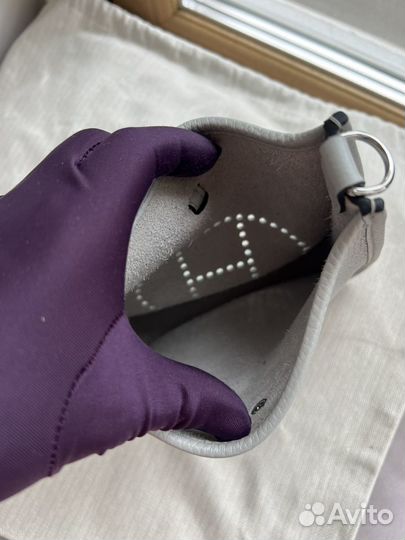 Сумка Hermes Mini evelyne grey