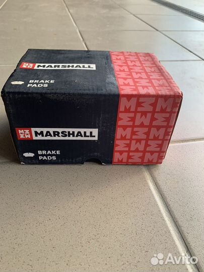 Тормозные колодки задние и передние, marshall