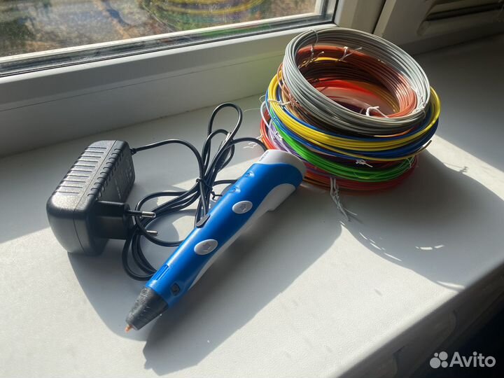 3d ручка с набором картриджей пластиком