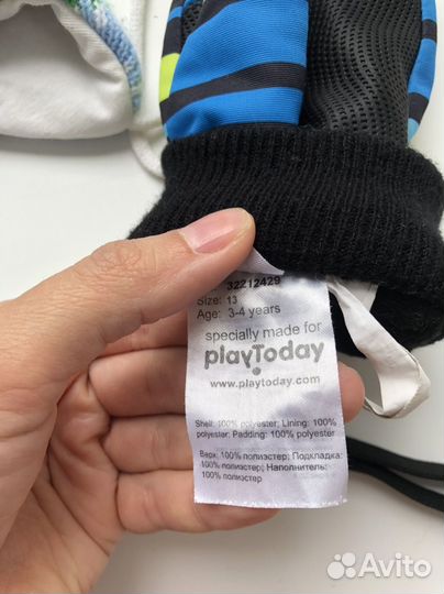 Зимний комплект шапка и краги