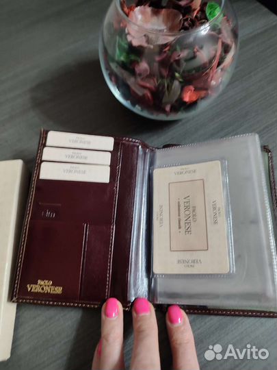 Бумажник водителя, новый, натуральная кожа