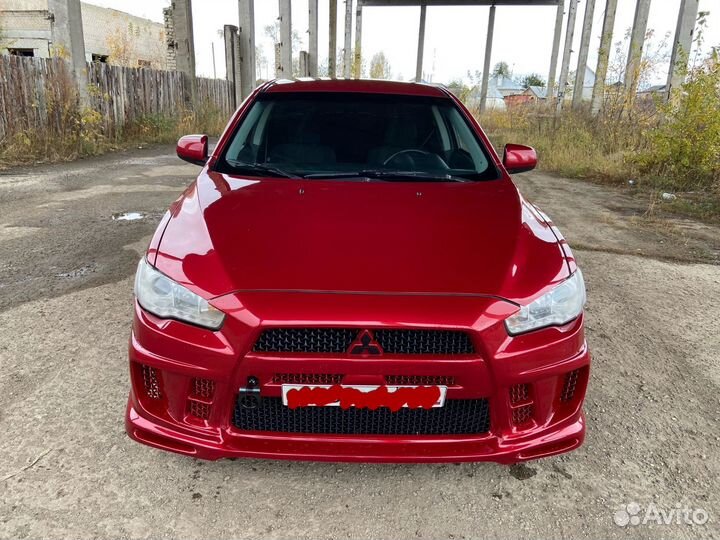 Бампер передний mitsubishi lancer 10