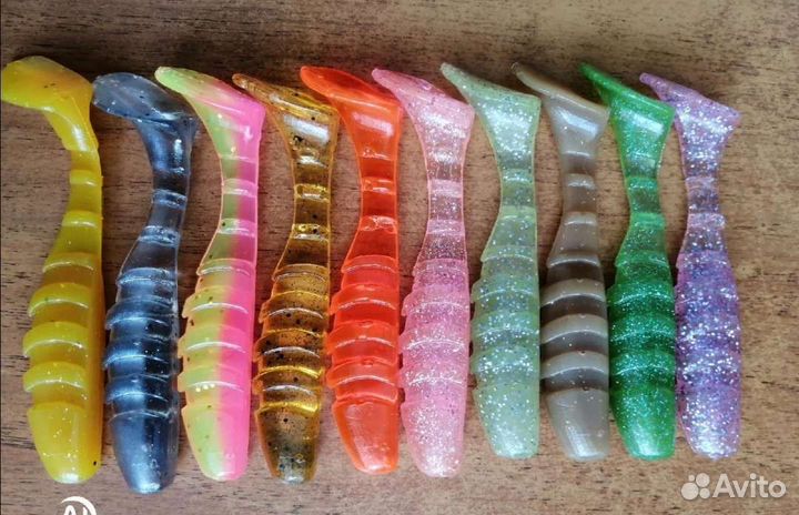 Силиконовые приманки ручной работы