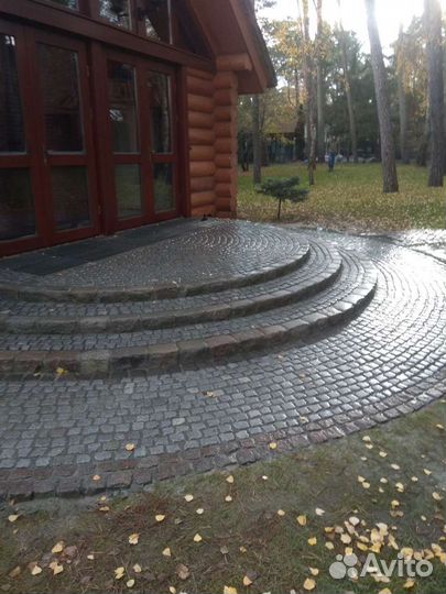 Укладка брусчатки