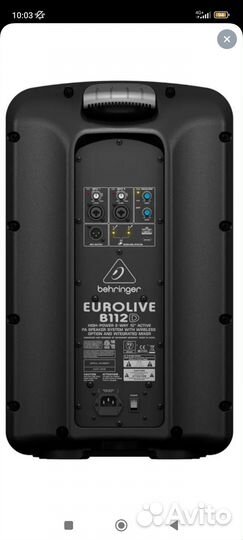 Активные колонки behringer B112D