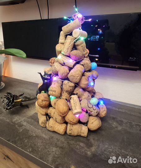 Елка искусственная, ручной работы