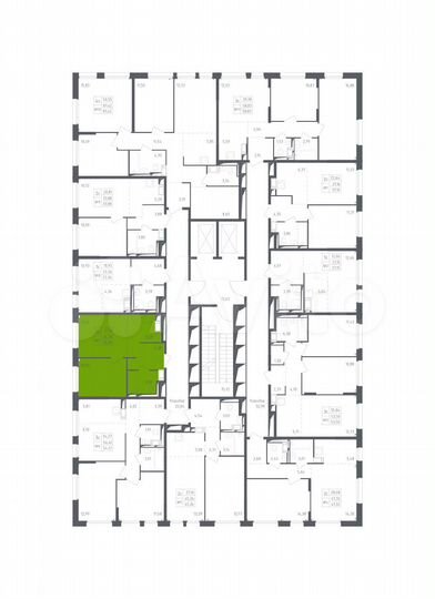 2-к. квартира, 35,3 м², 17/17 эт.