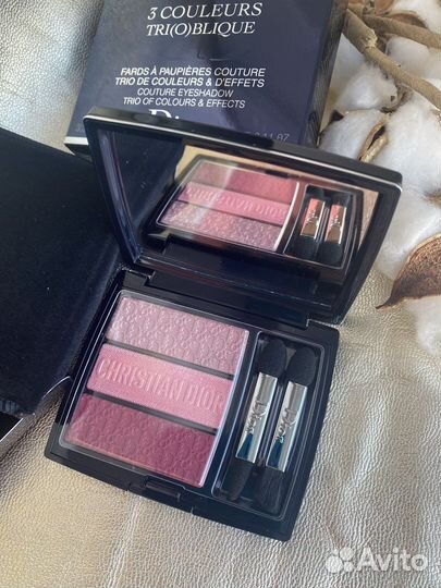 Dior тени 3 couleurs 853 rosy canvas