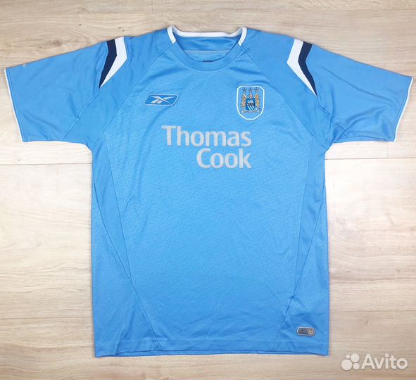 Ретро Манчестер Сити футбольная майка Reebok