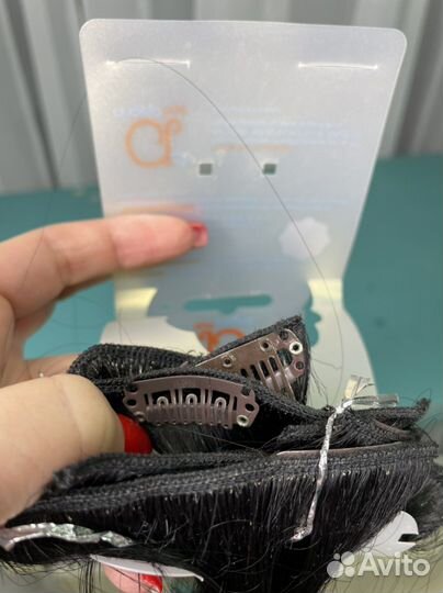 Волосы для наращивания на заколках, 60 см