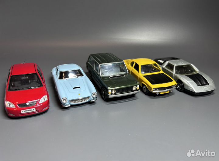 Модели автомобилей 1:43 porsche, vw, toyota