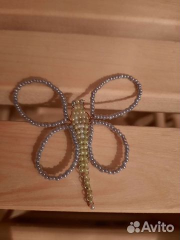 Бабочка из бисера