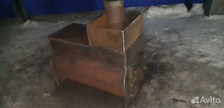 Печь для бани дровяная из трубы