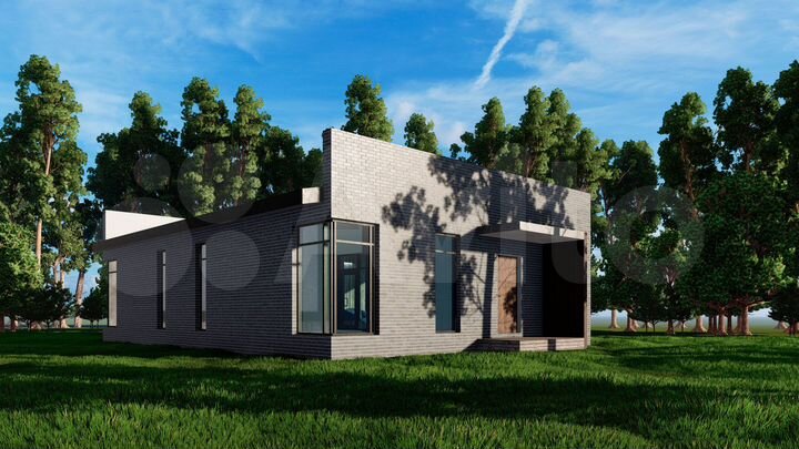 Коттедж 94 м² на участке 8,6 сот.