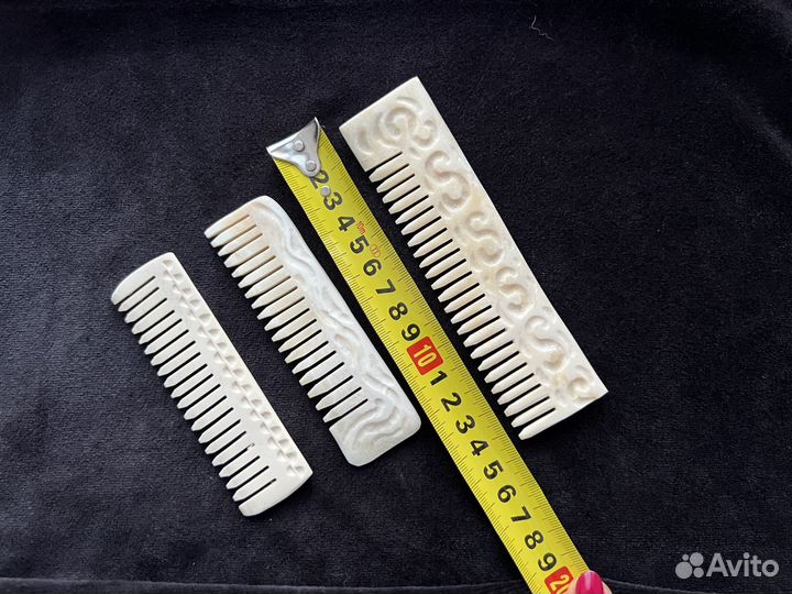 Расческа из кости лося ручная работа