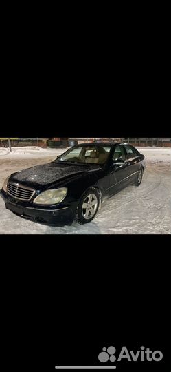 Mercedes-Benz S-класс 3.2 AT, 2002, битый, 400 000 км